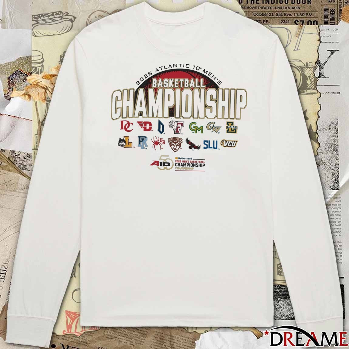 2026 Atlantic 10 Men’s Basketball Championship All Team Logo t-shirt