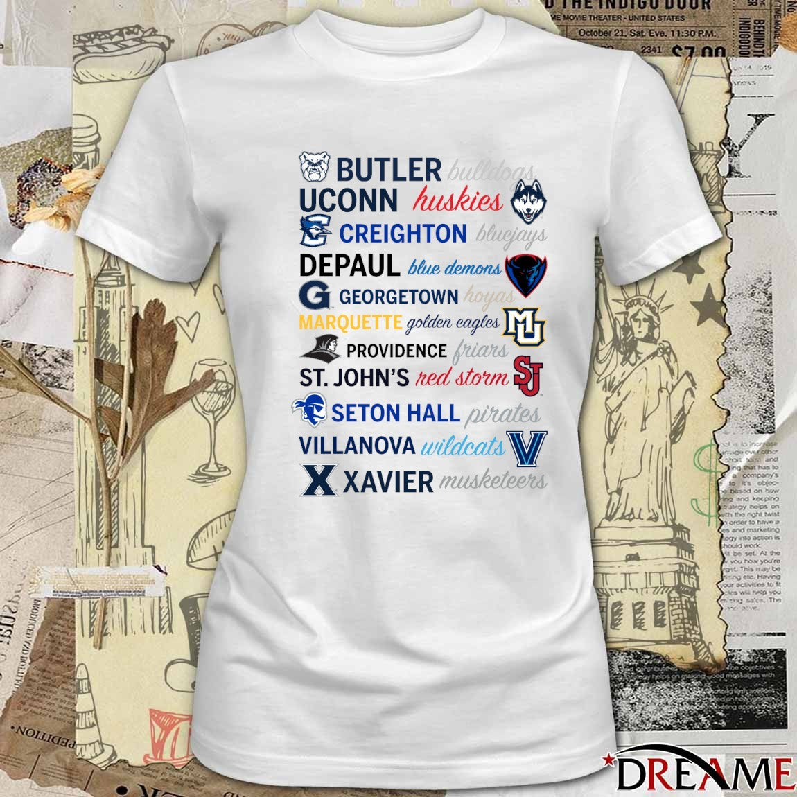 2026 Bigeast Conference Champions Butler Uconn Creighton t-shirt