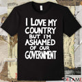 2026 Billie Eilish I Love My Country But I’m Ashamed Of Our Government t-shirt