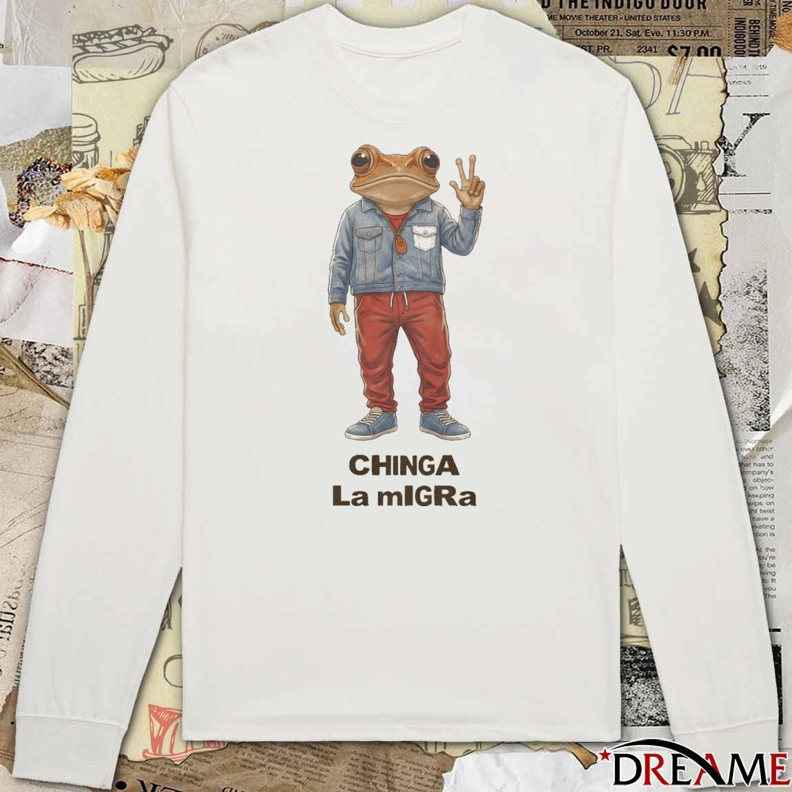 2026 Chinga La Migra Ice Out Frog t-shirt