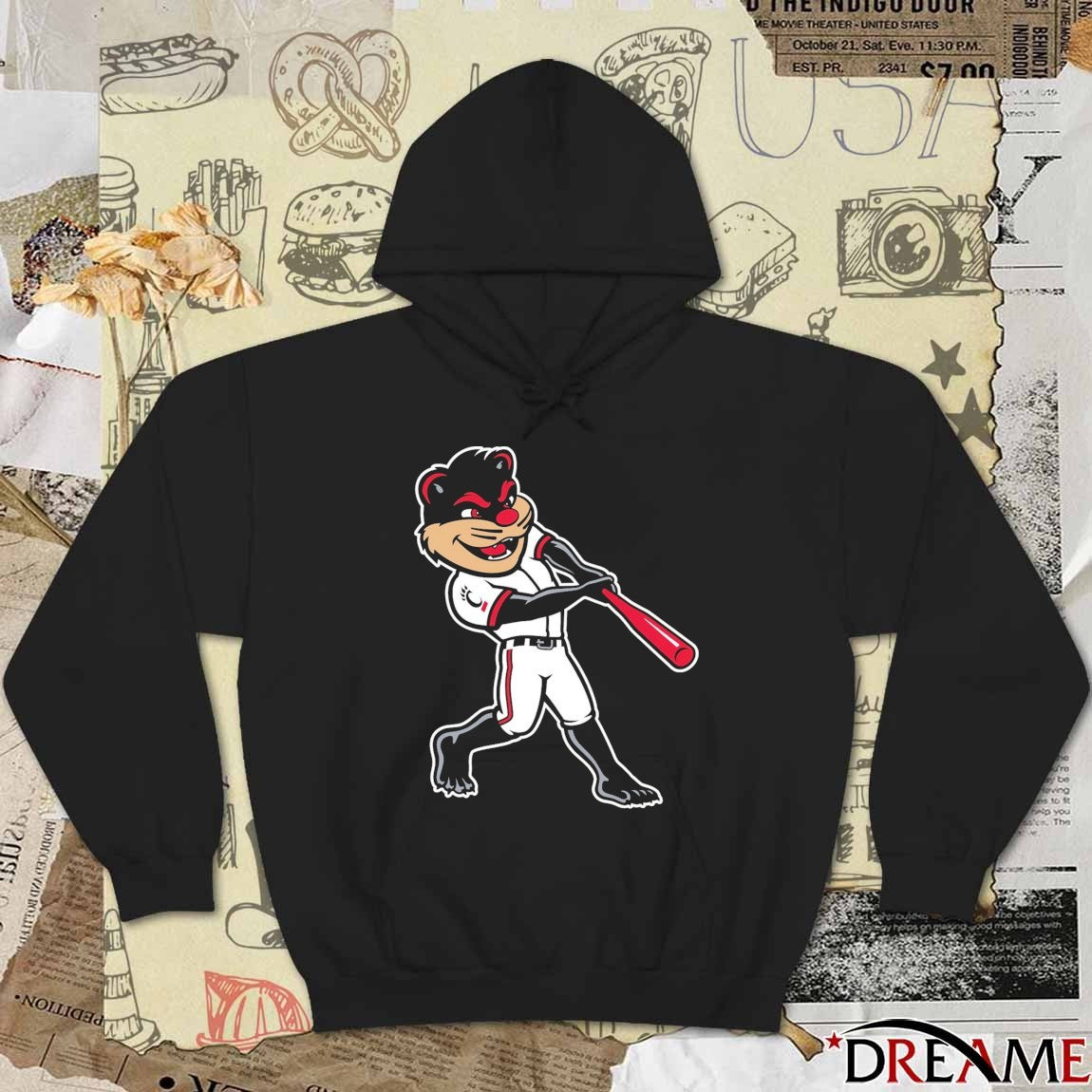 2026 Cincinnati Bearcats The Bearcat Swings For The Fences Mascot New t-shirt