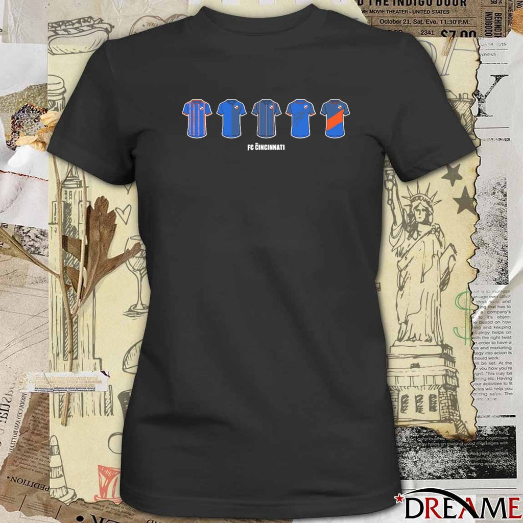 2026 FC Cincinnati Jersey Retrospective t-shirt