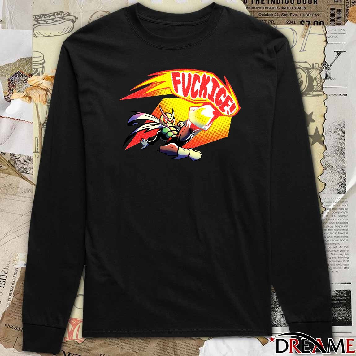 2026 Fuck ICE Superhero-Like Figure t-shirt