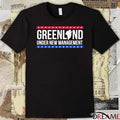 2026 Greenland Under New Management Hands off Greenland t-shirt