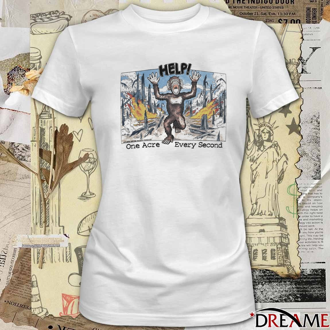 2026 Help One Acre Every Second t-shirt