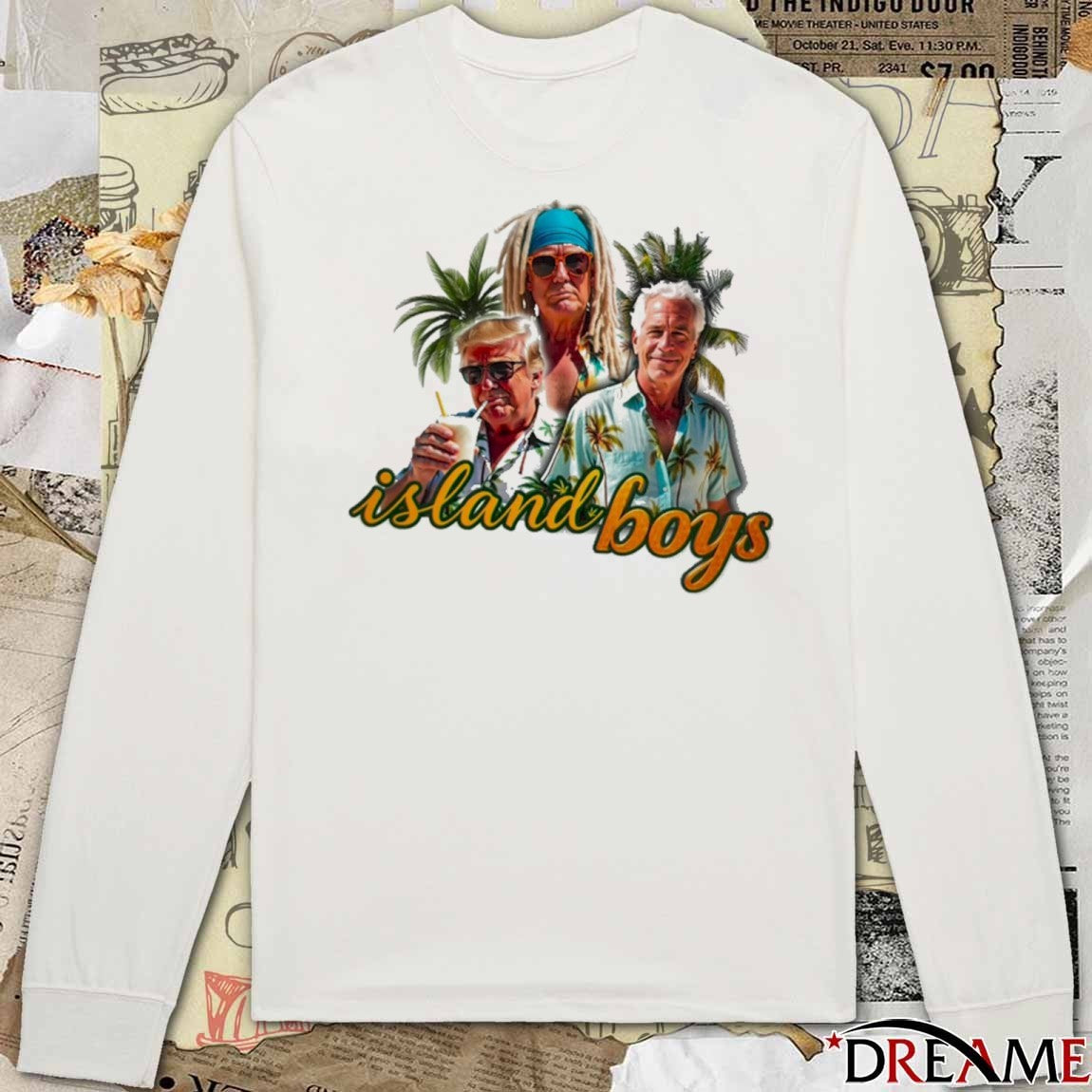 2026 Island Boys Donald Trump, Jeffrey Epstein Bruhtees t-shirt