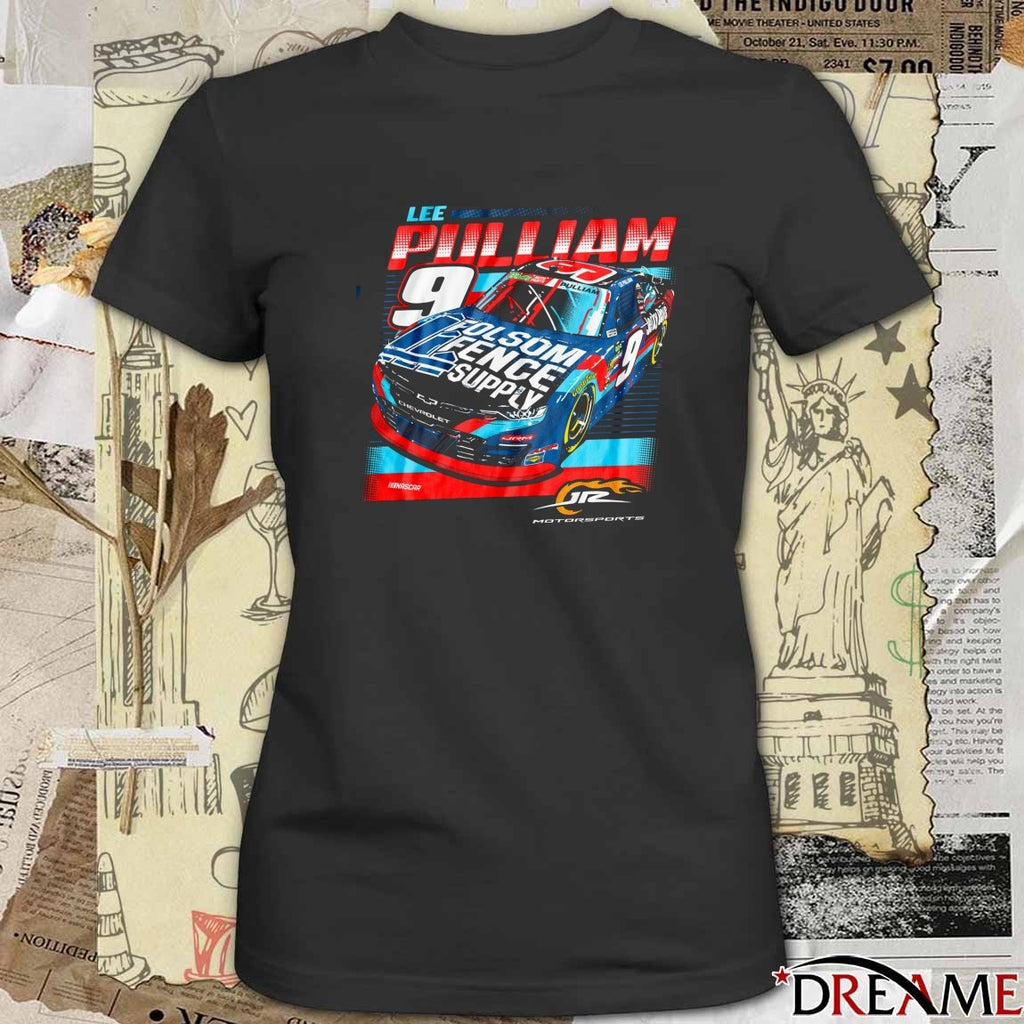 2026 Lee Pulliam Folsom Fence Supply JR Motorsports t-shirt