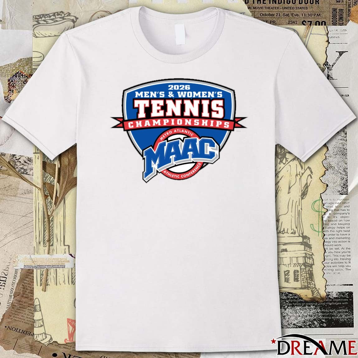 2026 MAAC Men’s and Women’s Tennis Championships Logo t-shirt