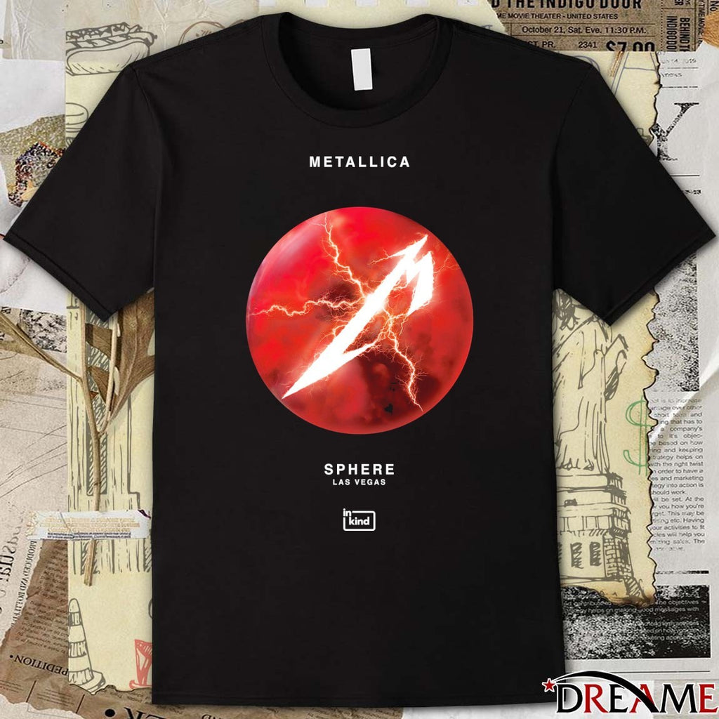 2026 Metallica M72 World Tour Life Burns Faster Sphere in Las Vegas No Repeat Weekends t-shirt