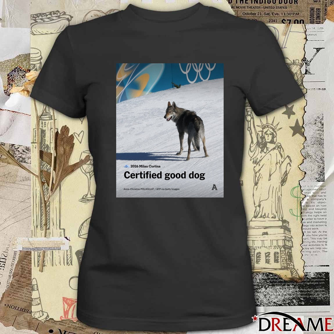 2026 Milan Cortina Certified Good Dog t-shirt