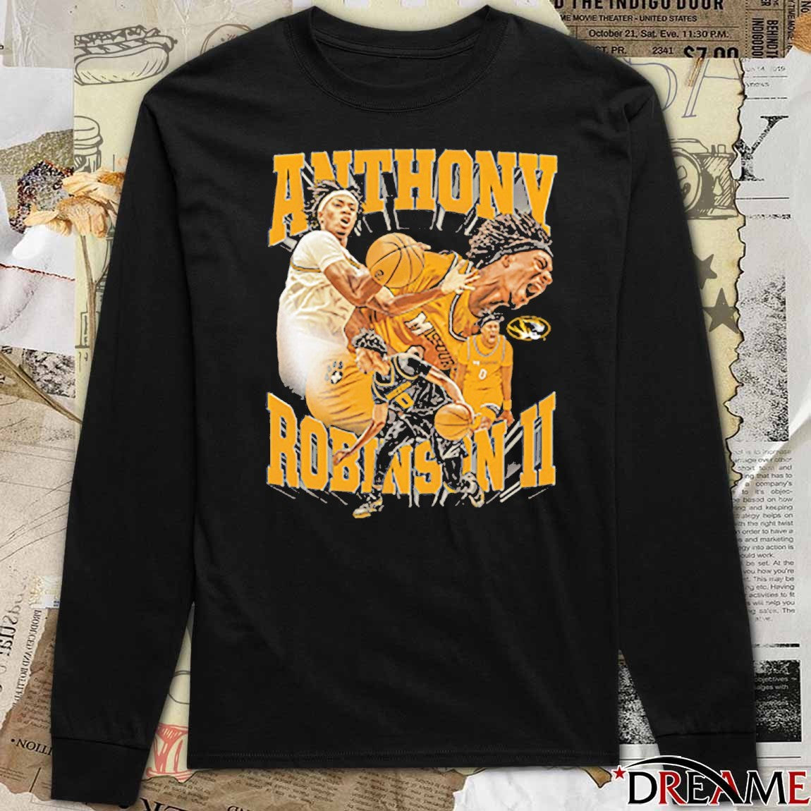 2026 Mizzou Tigers NIL Anthony Robinson II Basketball Player t-shirt