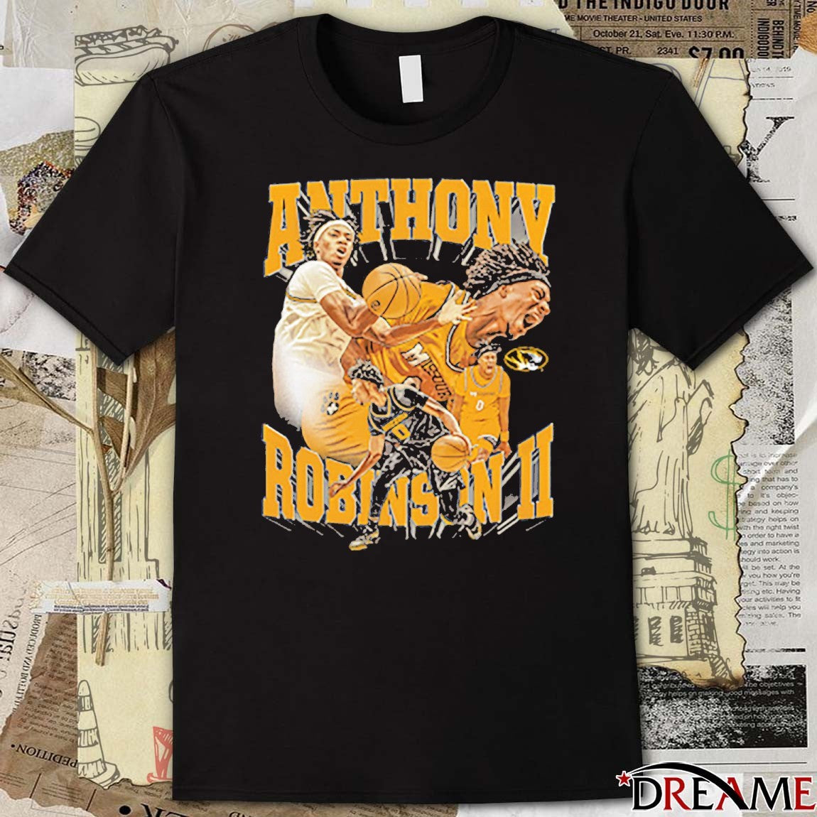 2026 Mizzou Tigers NIL Anthony Robinson II Basketball Player t-shirt