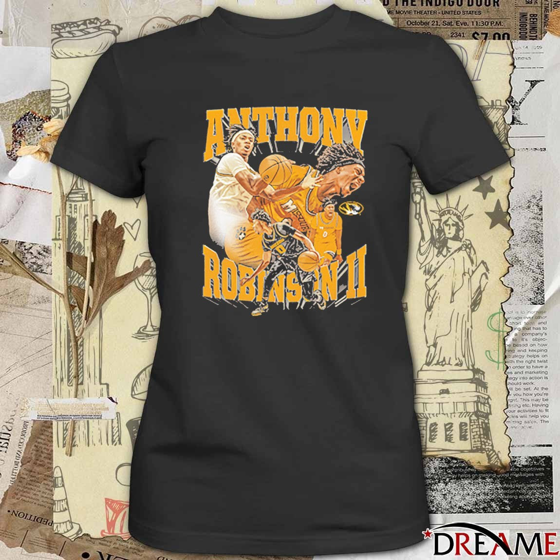 2026 Mizzou Tigers NIL Anthony Robinson II Basketball Player t-shirt