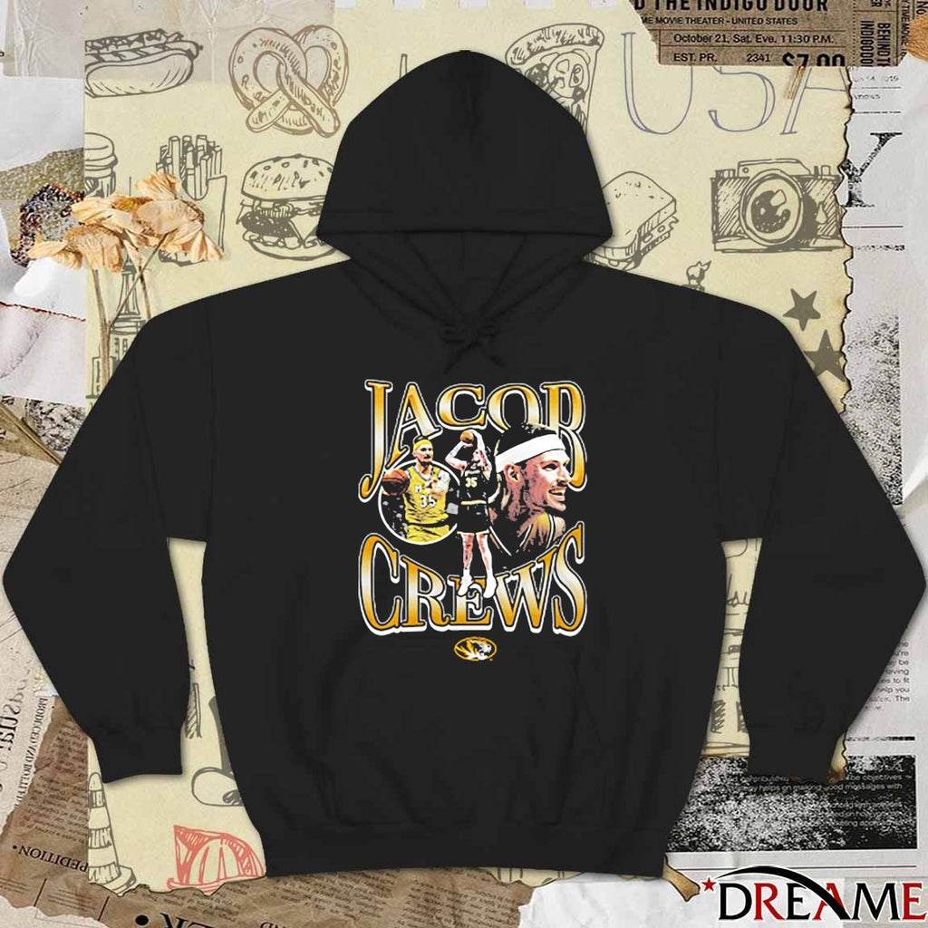 2026 Mizzou Tigers NIL Jacob Crews Basketball Player t-shirt