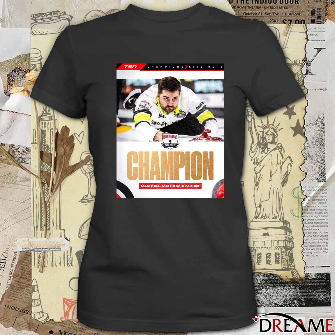 2026 Montana’s Brier Champion Matthew Dunstone Poster t-shirt