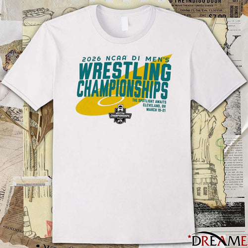 2026 NCAA DI Men’s Wrestling Championships The Spotlight Awaits Cleveland, OH March 19-21 t-shirt