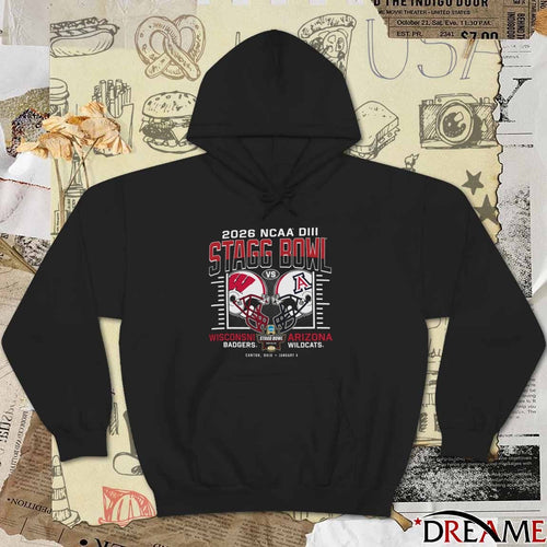 2026 NCAA DII Stagg Bowl Canton Ohio Wisconsin Badgers vs Arizona Wildcats January 4 Helmets t-shirt