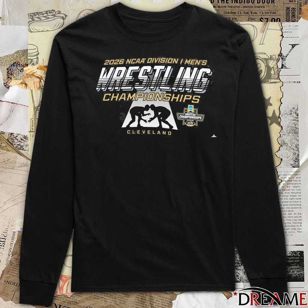 2026 NCAA Division I Men’s Wrestling Championships Cleveland, Ohio t-shirt