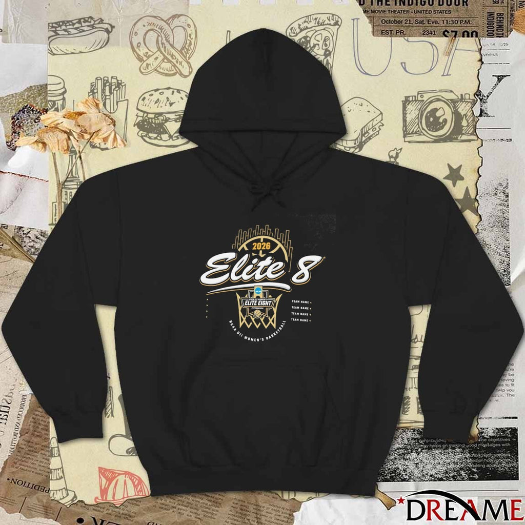 2026 NCAA Division II Women’s Basketball Elite Eight Pittsburgh New t-shirt