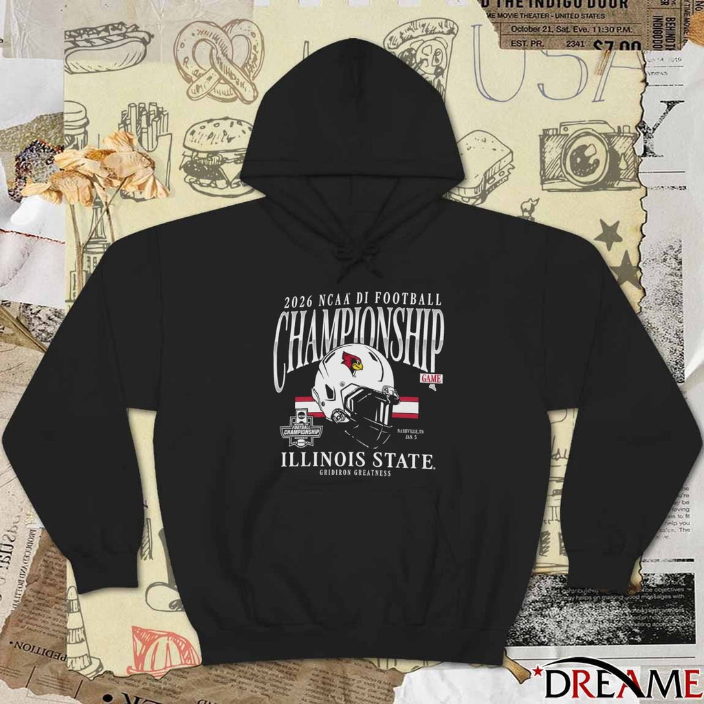 2026 NCAA Division III Football Championship Game Nashville TN Jan 5 Illinois State Redbirds Gridiron Greatness t-shirt