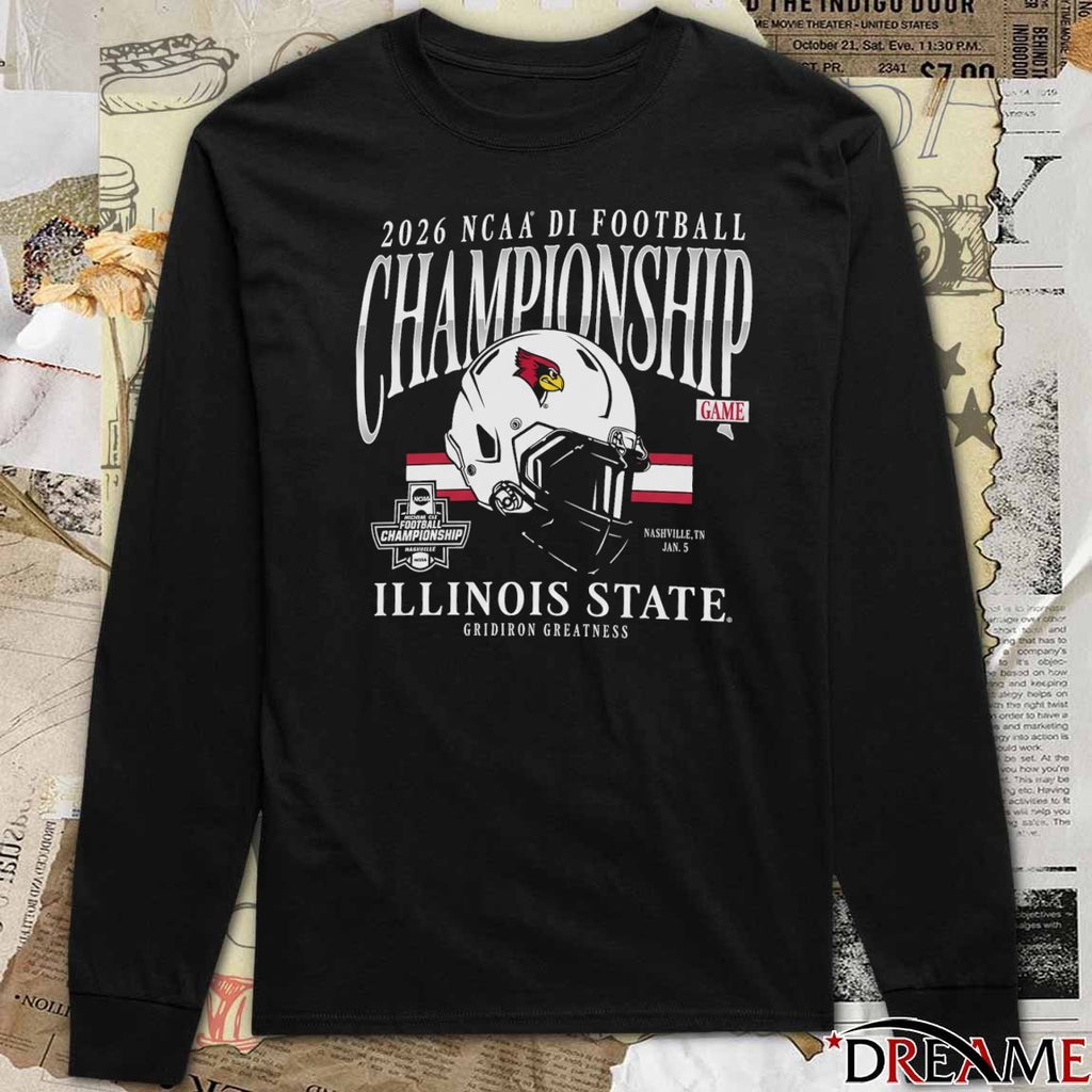 2026 NCAA Division III Football Championship Game Nashville TN Jan 5 Illinois State Redbirds Gridiron Greatness t-shirt