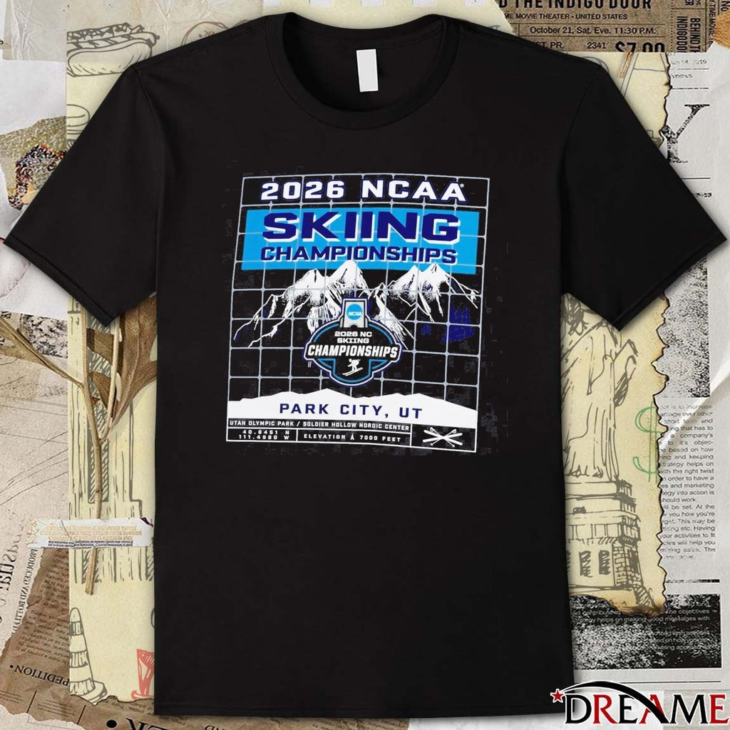 2026 NCAA Skiing Championships Park City, Utah Olympic Park Soldier Hollow Nordic Center t-shirt