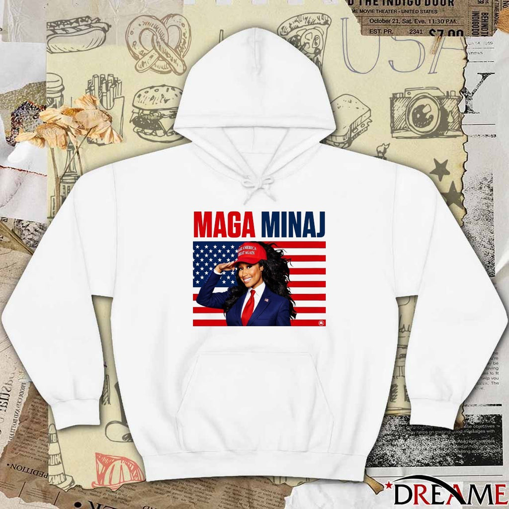 2026 Nicki Minaj MAGA Make America Great Again USA Flag t-shirt