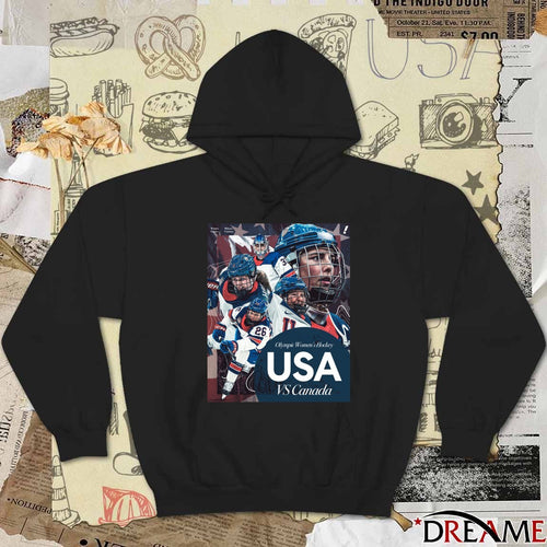 2026 Olympic Women’s Hockey Team USA Vs Team Canada Poster t-shirt