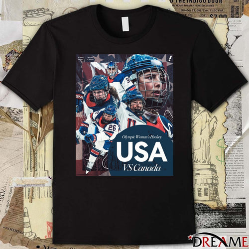 2026 Olympic Women’s Hockey Team USA Vs Team Canada Poster t-shirt