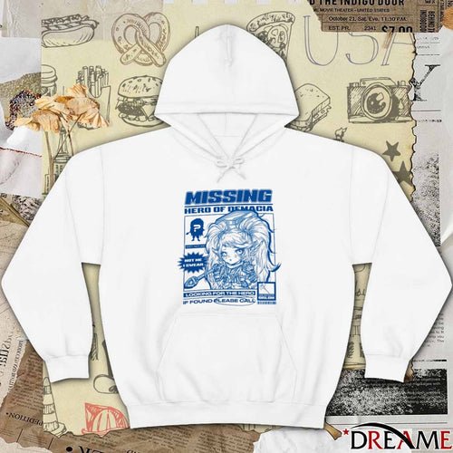 2026 Poppy Missing Hero of Demacia Looking For The Hero If Found Please Call t-shirt