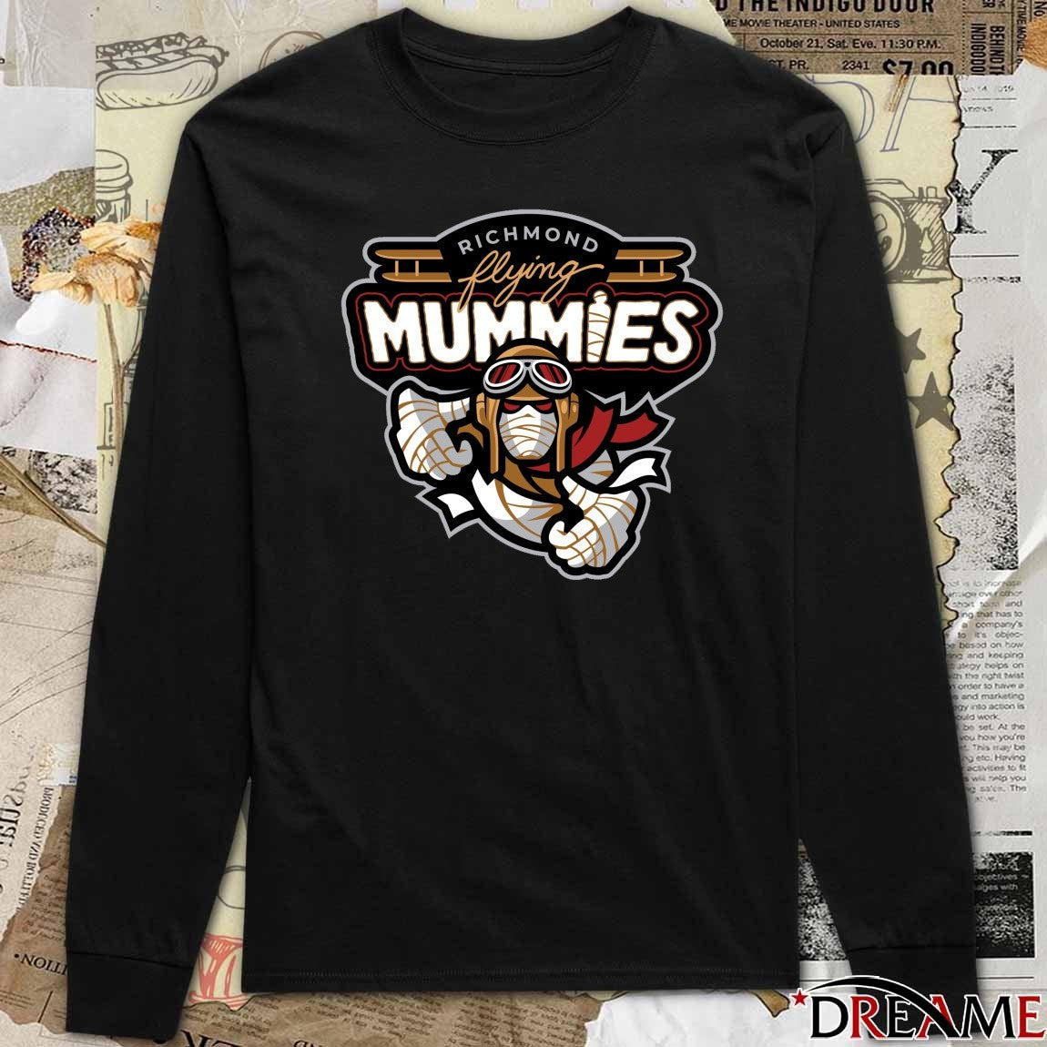 2026 Richmond Flying Mummies Northwoods League t-shirt