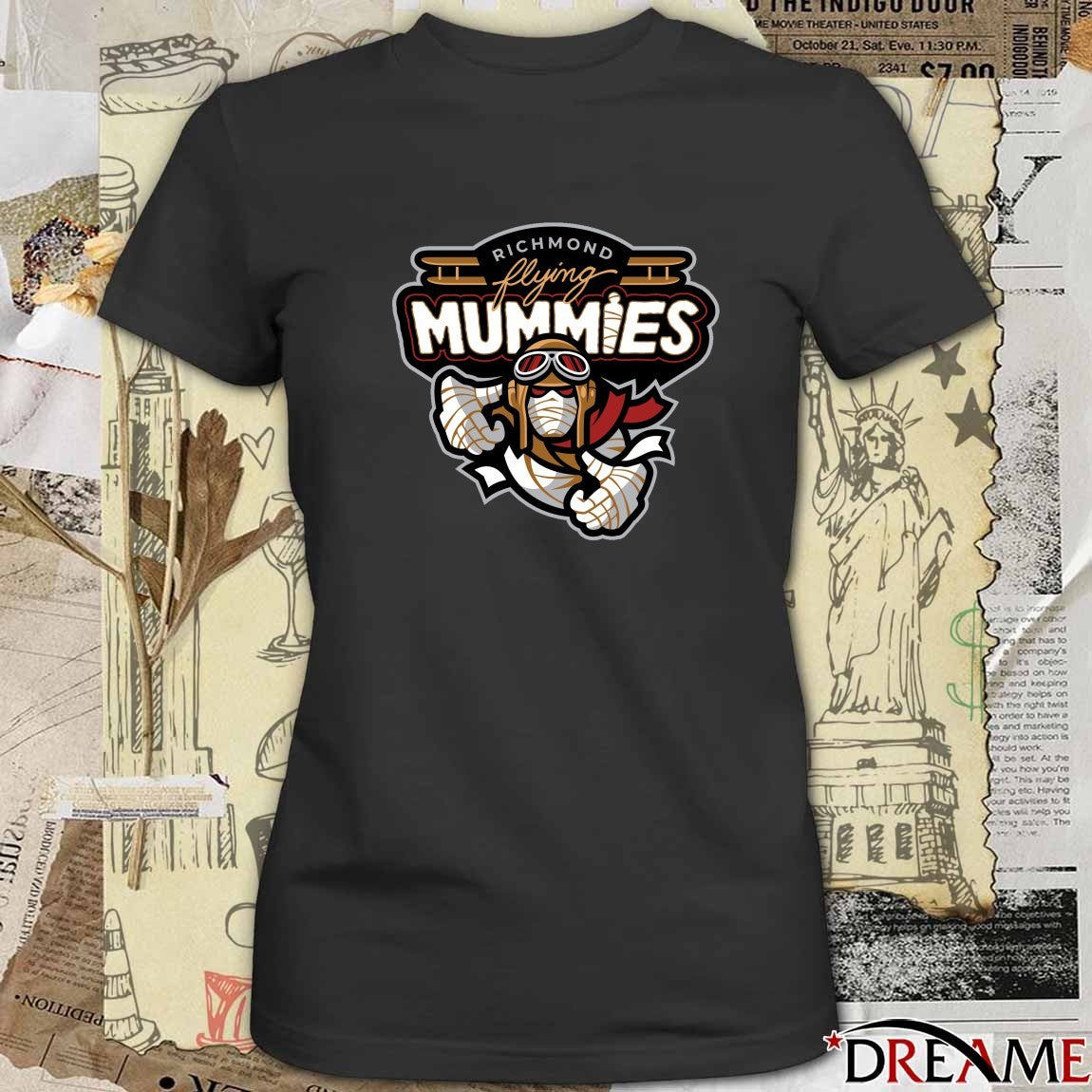 2026 Richmond Flying Mummies Northwoods League t-shirt