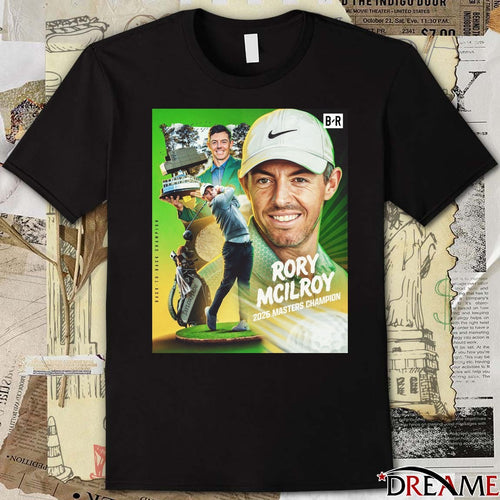 2026 Rory Mcilroy First Golfer To Go Back-to-back At The Masters Champion Since Tiger Wood Poster t-shirt