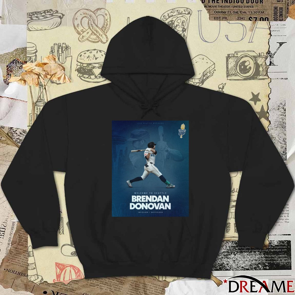 2026 Seattle Mariners Welcome To Seattle Brendan Donovan Poster t-shirt