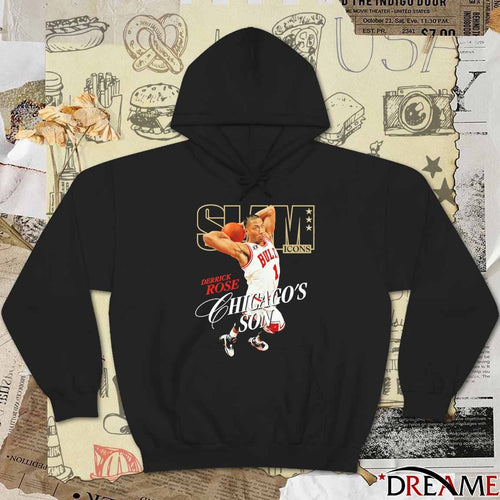 2026 Slam Icons Legend Derrick Rose Bulls Chicago’s Son t-shirt
