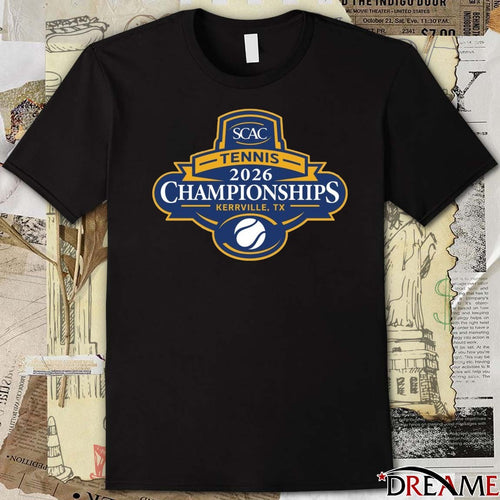 2026 Southern Collegiate Athletic Conference SCAC Tennis Championships Kerrville, TX t-shirt