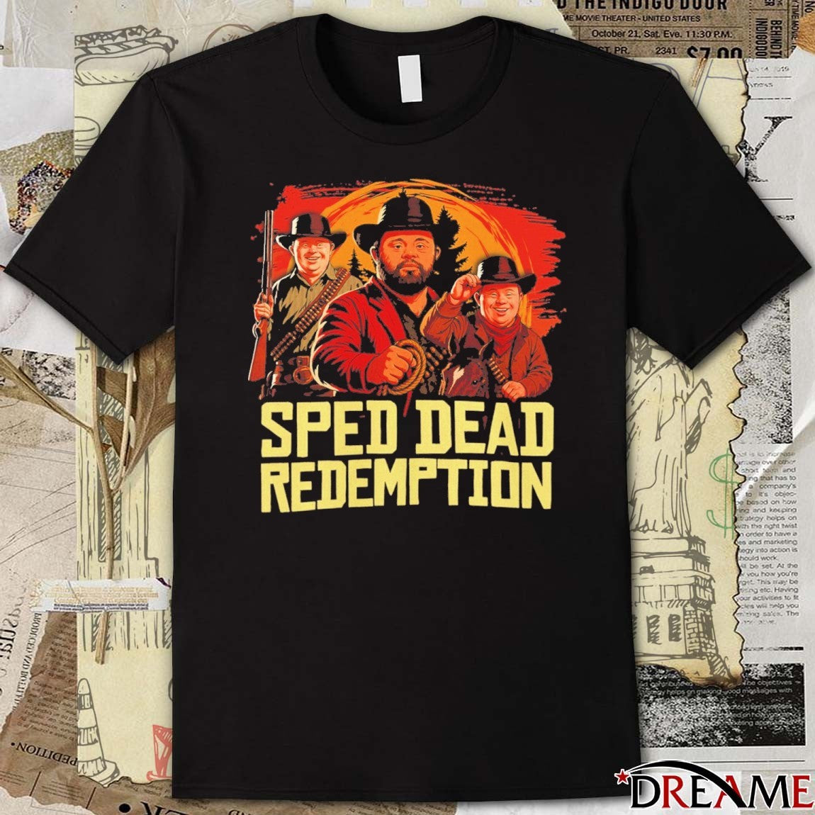 2026 Sped Dead Redemption Meme Bruhtees t-shirt