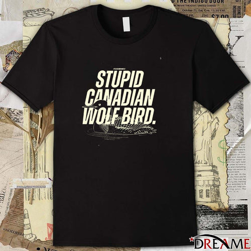 2026 Stupid Canadian Wolf Bird Heated Rivalry t-shirt