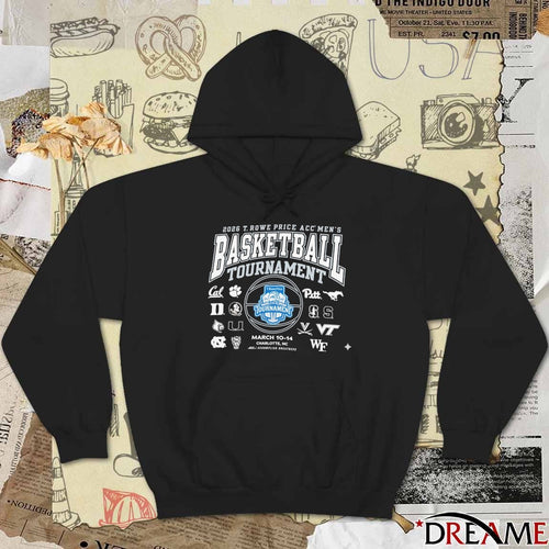 2026 T. Rowe Price ACC Men’s Basketball Tournament March 10-14, 2026 Charlotte, NC t-shirt