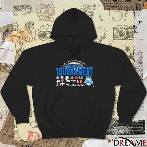 2026 T. Rowe Price Acc Men’s Basketball Tournament Team Logos For Atlantic Coast Conference t-shirt
