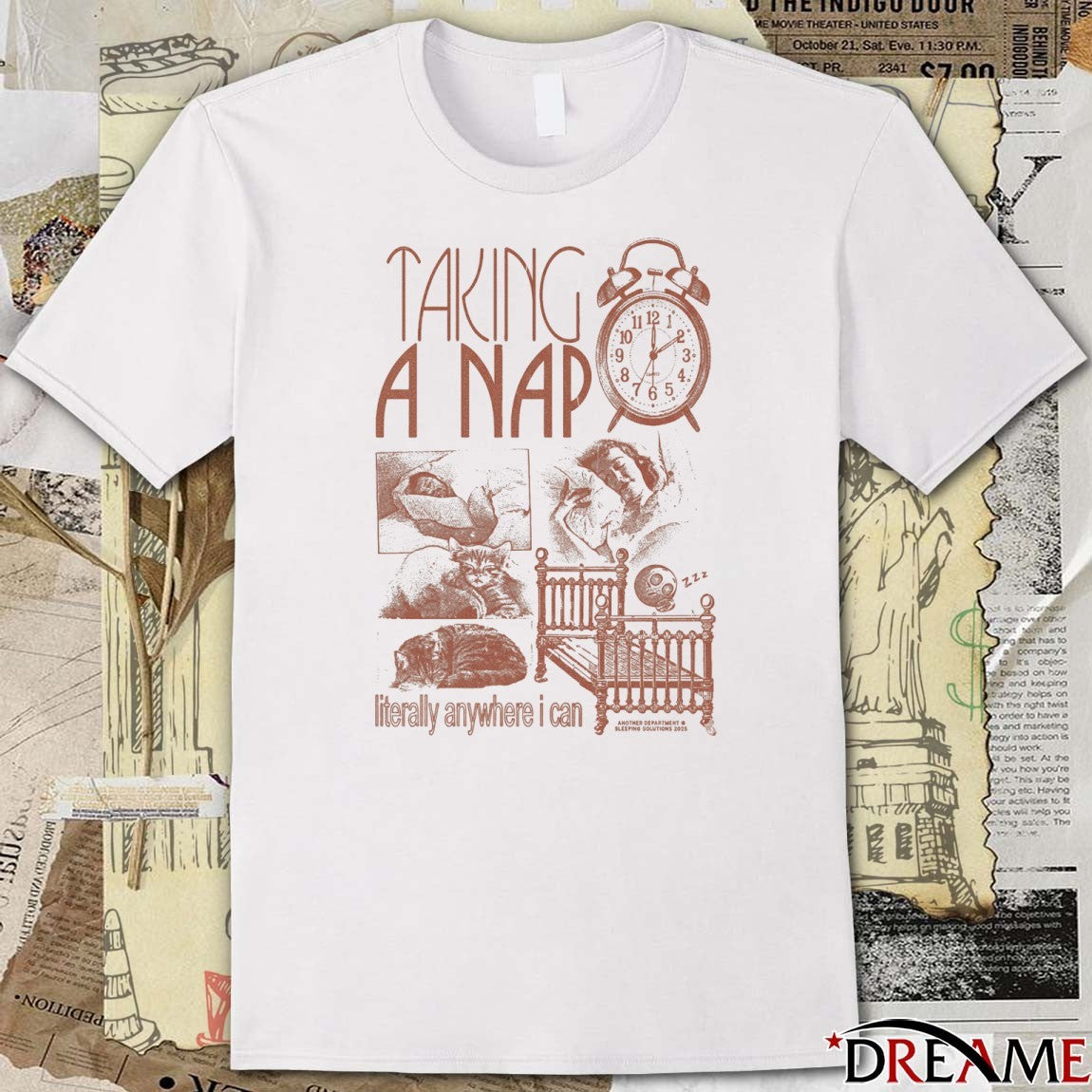2026 Taking A Nap Literally Anywhere I Can t-shirt