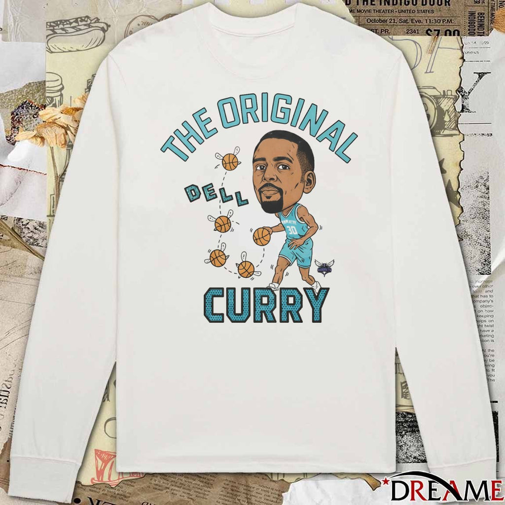 2026 The Original Dell Curry Charlotte Hornets Basketball Caricature t-shirt