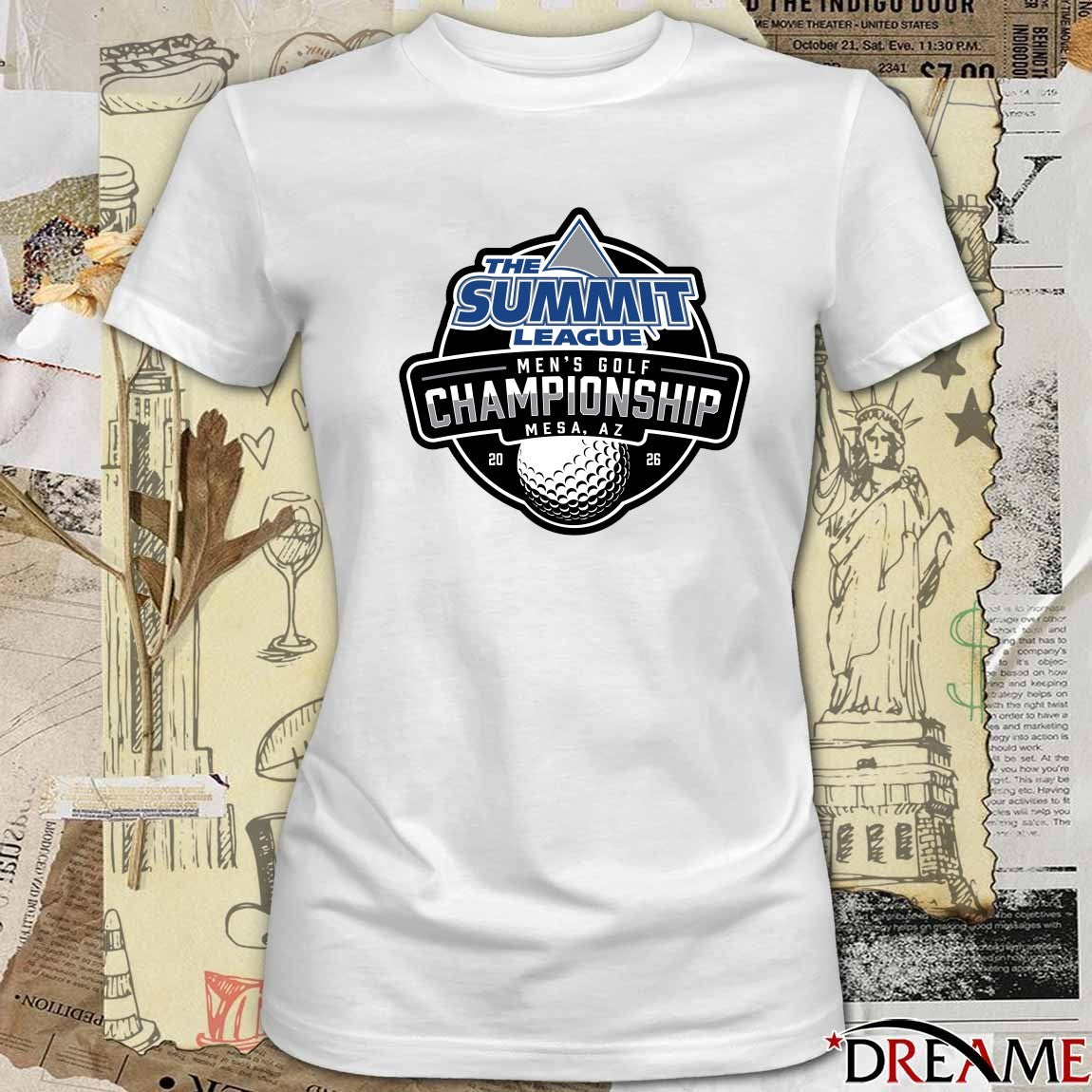 2026 The Summit League Men’s Golf Championship Mesa, Arizona Logo t-shirt