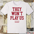 2026 They Won’t Play Us Miami Basketball t-shirt