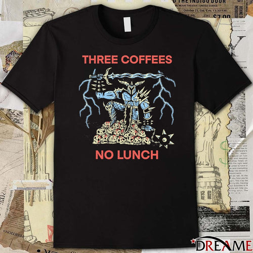 2026 Three Coffees No Lunch Wizard of Barge t-shirt