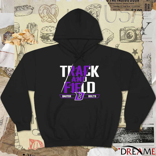 2026 Track And Field Baxter Bolts logo t-shirt