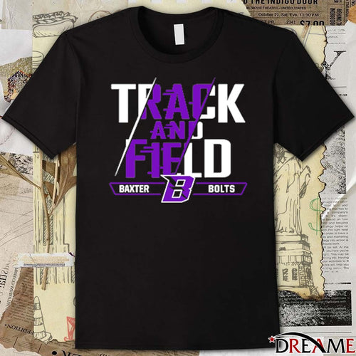 2026 Track And Field Baxter Bolts logo t-shirt