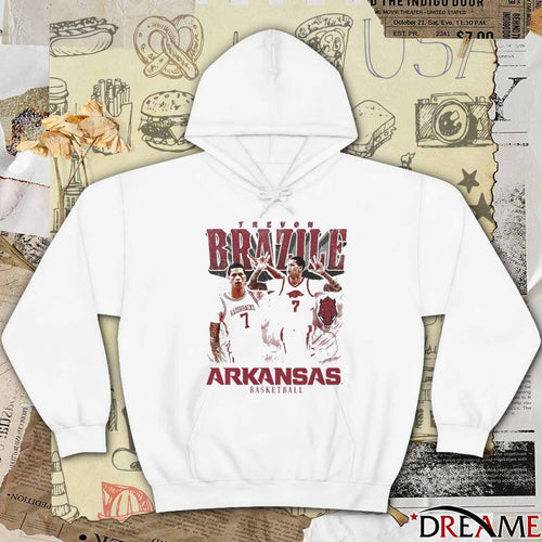 2026 Trevon Brazile Arkansas Razorbacks Men’s Basketball 90s Graphic t-shirt
