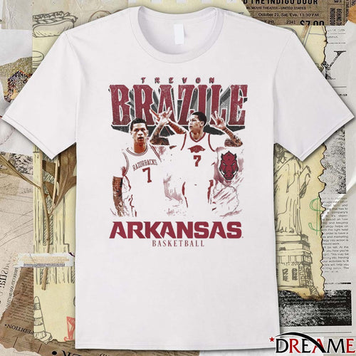 2026 Trevon Brazile Arkansas Razorbacks Men’s Basketball 90s Graphic t-shirt