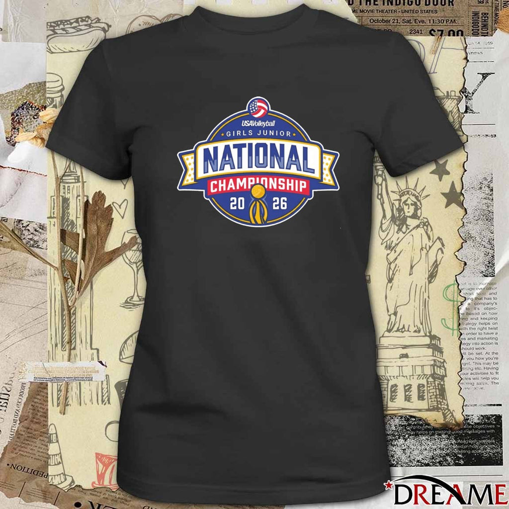 2026 USA Volleyball Girls 18s Junior National Championship Logo t-shirt
